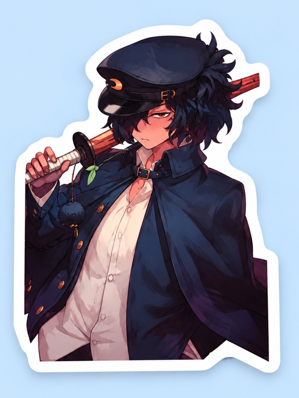 Okada Izo Fate Grand Order FGO Assassin Anime Vinyl Sticker
